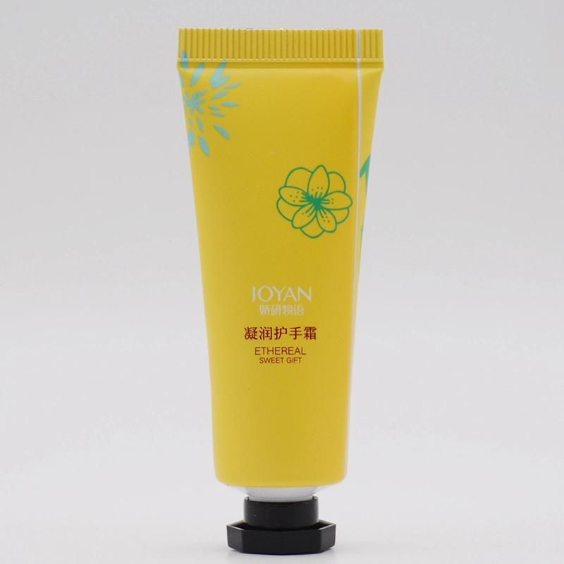 Empty Hand Cream Plastic Soft Tubes Packaging with Octagonal Lid
