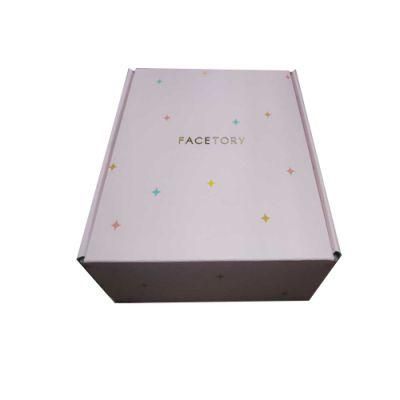 Full Colors Offset Printed Kraft Paper Corrugated Box Cosmetic Box