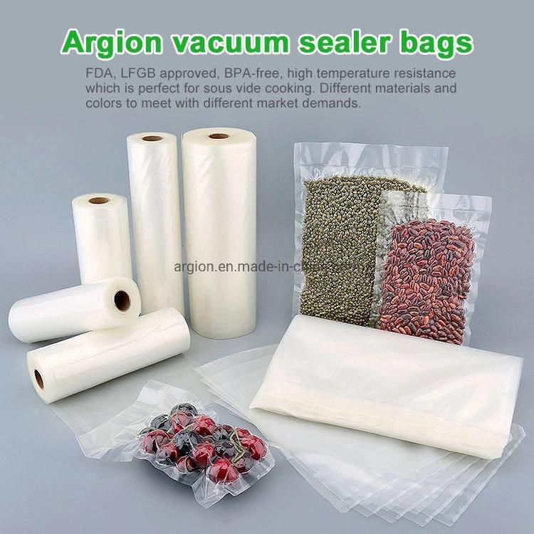 BPA Free PA/PE Flat Embossed Vacuum Bag Roll with FDA LFGB Approved