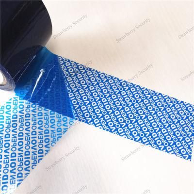 Security Void Tamper Evident Hot Melt Bag Sealing Tape