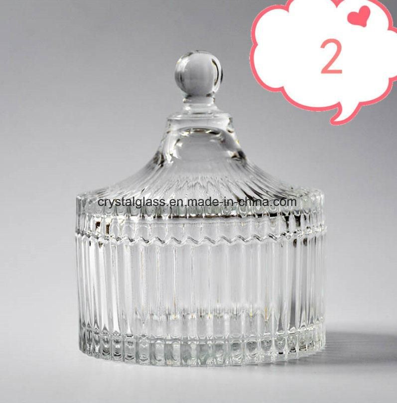 Glass Candy Jar Home Decoration Storage Glass Jar