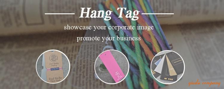 Eco-Friendly Paper Hang Tag with Strings for Kid′s Apparel