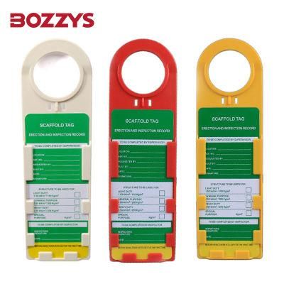 Bozzys Safety Scaffold Status Tagging System Ladder Tag