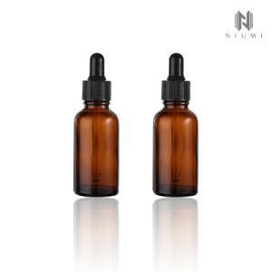 30ml Glass Essential Oil Bottle Amber Lace Cap Dropper Essential Oil Bottle for Skin Care Products