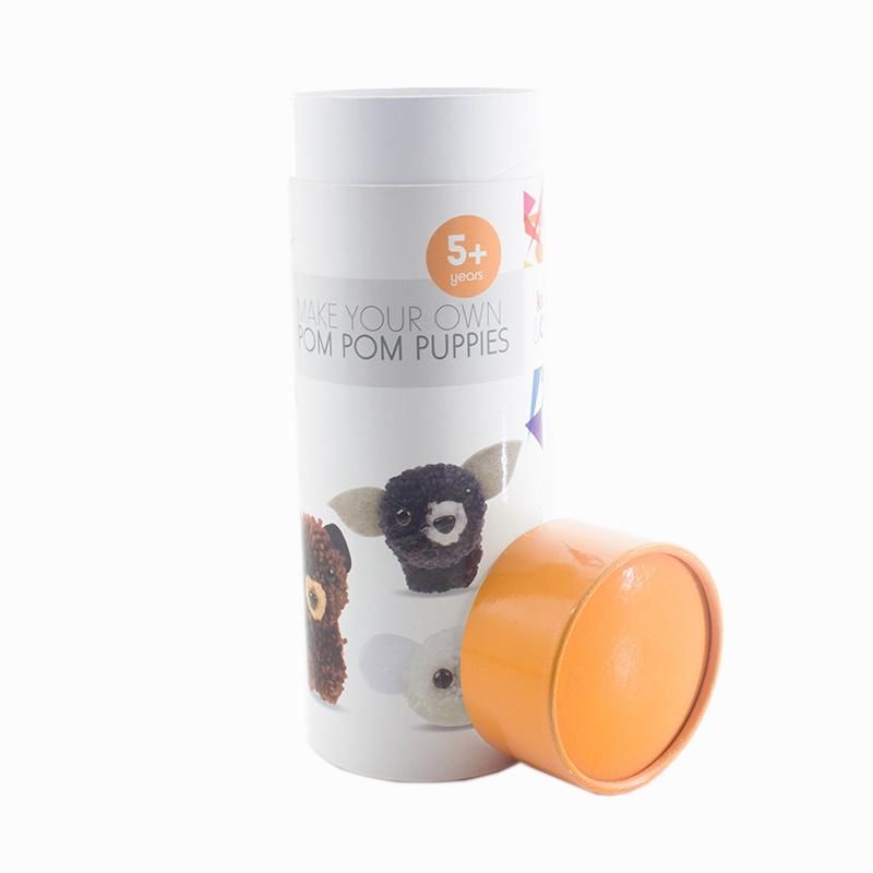 Child POM Packaging Paper Custom Tube Box