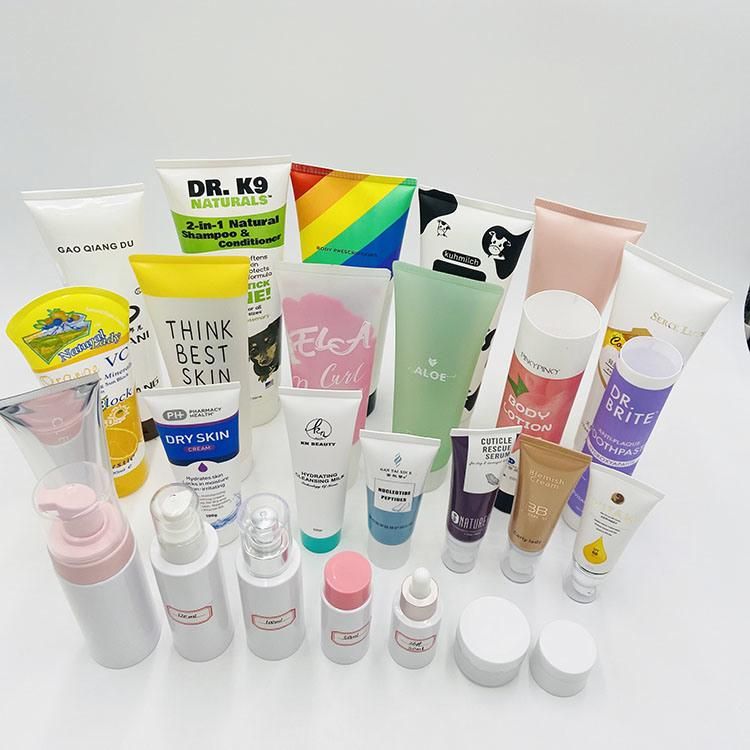 Container Plastic Tube Cosmetic Packaging for Makeup Skin Care Bottles