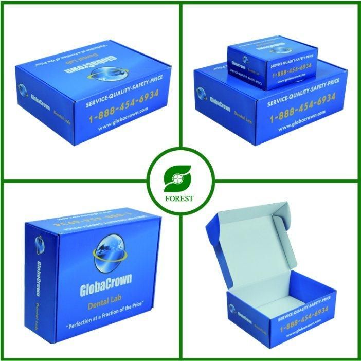 Blue Color Printed Packaging Paper Box