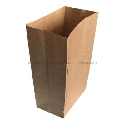 SGS Certificated Design Printed 1kg 2kg Kraft Paper Packaging Rice Flour Bag