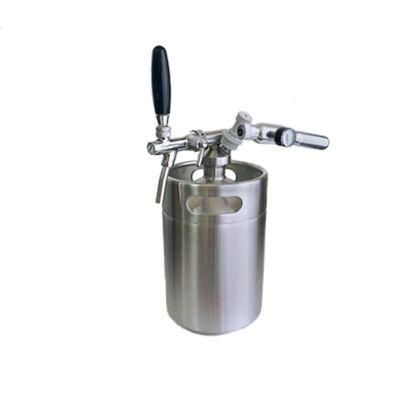 Wholesale BBQ 6L Litre Brew Drum Barrel Second Hand Cornelius Stainsteel Energy Drink Toque Fridge Beer 5 Gal Liter Mini Keg 5L