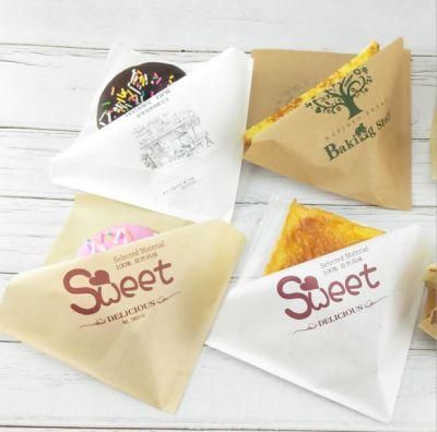 Pie Paper Pouch Custom Made Sealable Flats Chiken Packings Bag