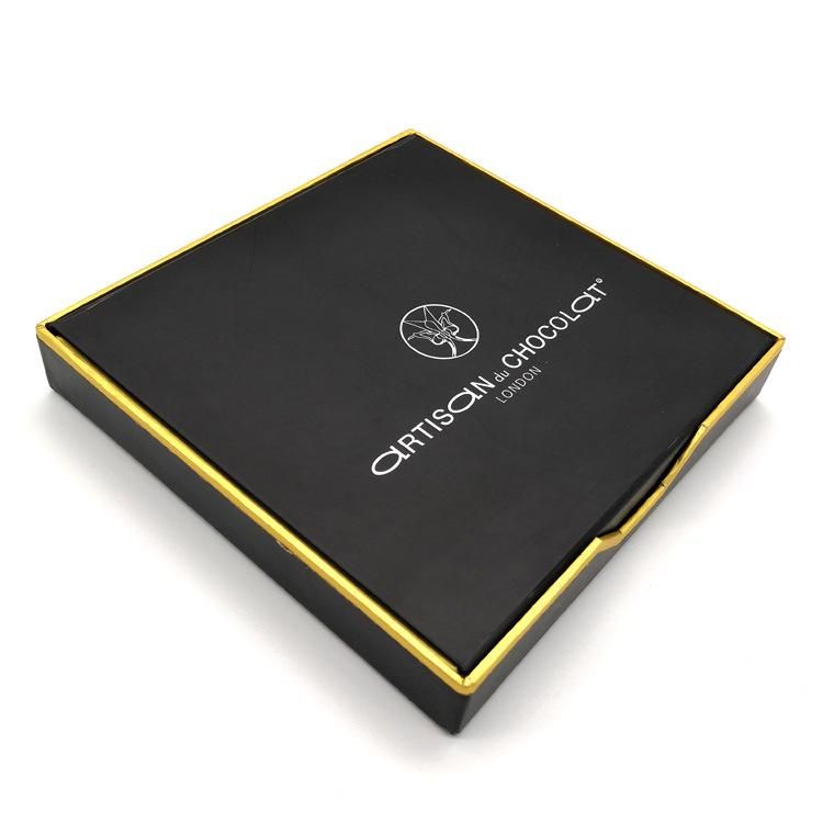 OEM Luxulry Gold Black Fancy Wedding Candy Chocolate Packaging Gift Box