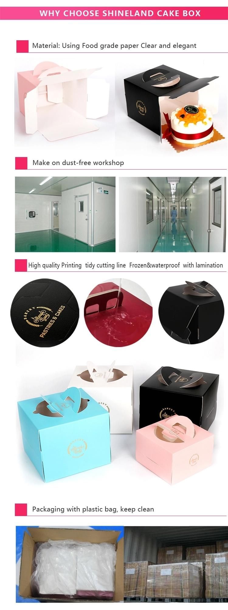 Cheap Hot Sale Custom Design Circle Shape Cardboard Box Cup Cake Gift Box Rectangular Paper Box