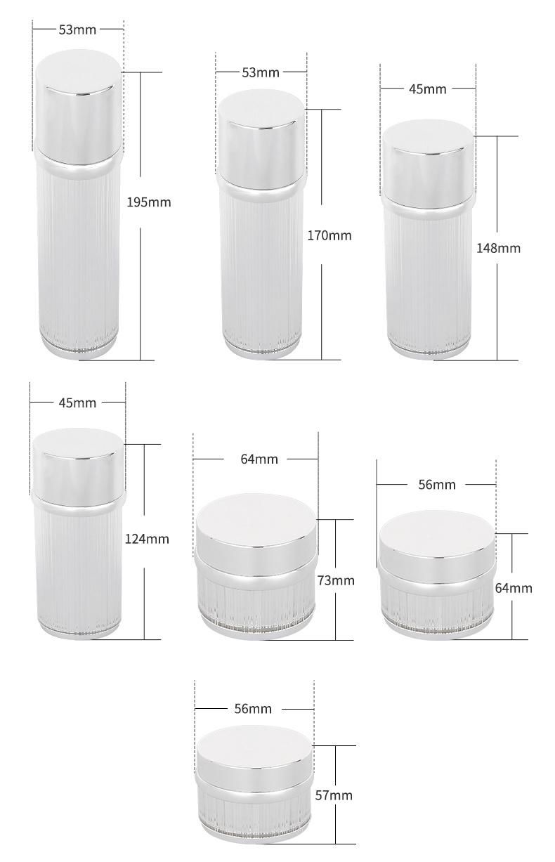 Popular Unique 15ml 30ml 40ml 50ml 80ml 100ml Cosmetic Packaging Cosmetic Jar Cosmetic Bottle Plastic Bottle