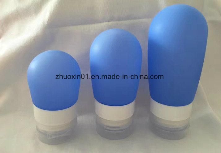 Empty Mango Shaped Silicone Travel Packing Press Bottle for Lotion Shampoo Bath