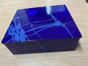 Blue Tin Box Support for Custom