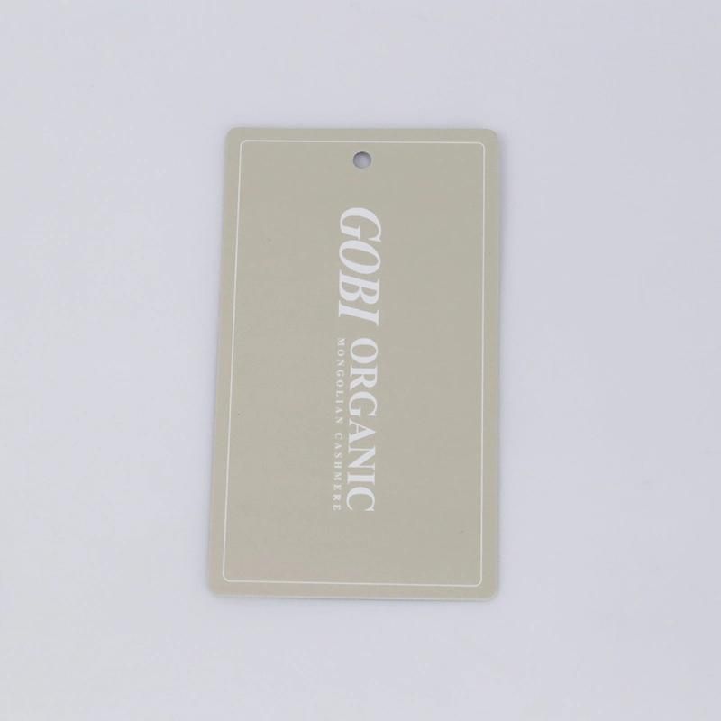 Manufacturer Tan Color Swing Tag Hangtag