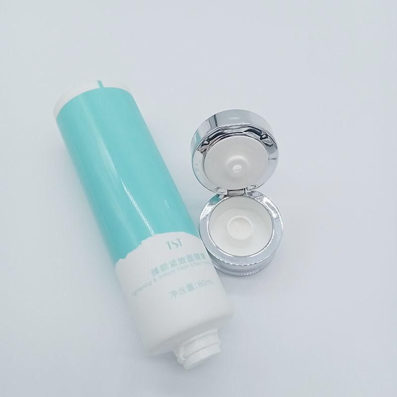 Facial Cleanser Packaging with Gold Acrylic Screw Cap