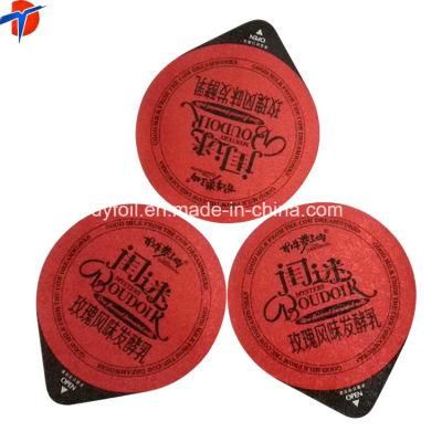 Printing and Embossing Yogurt Cup Lids