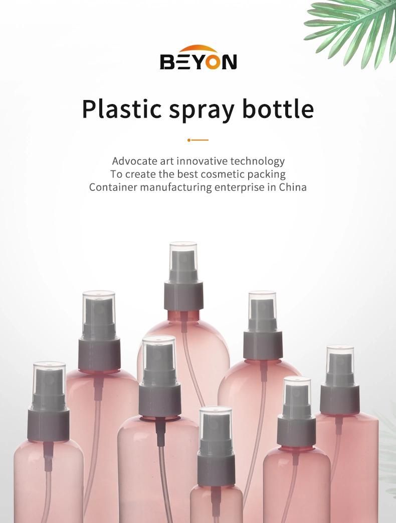100ml Oval Plastic Pet Spray Bottle Hotsale (01A003)