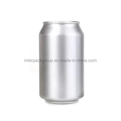 330ml Sleek Customized Aluminum Cans with Easy Open Lids for Beer Juice Beverage