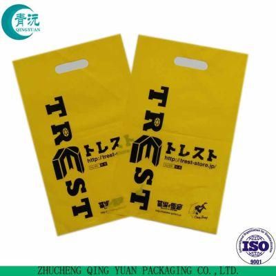 Customized LDPE Colorful Plastic Die Cut Shopping Bags with Design Logo