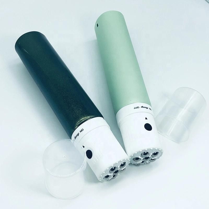 Recycled Cosmetic Packaging PE Tube with Vibrating Head Massage Roller