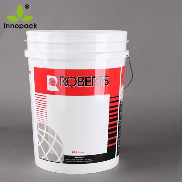 Silkscreen Printing 20L Plastic Bucket Craft Paint Bucket 15L