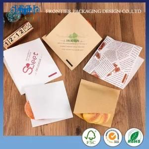 Brown Kraft Food Packing Paper Bag Flat Bottom Paper Bag