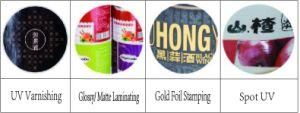 Waterproof Label Sticker Printing, Glossy Varnishing Roll Adhesive Label