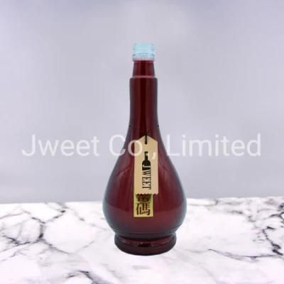 High Quality Color Painting Wine Spirit Gin Bottle