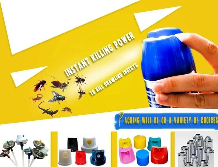 Custom Size Insecticide Aerosol Spray Cans for Pesticide Refilling