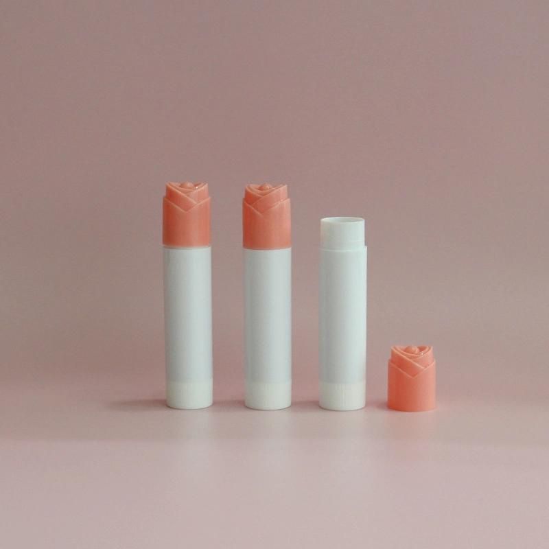 Empty Lipbalm Container Flower Design Lipstick Tube for Cosmetic Packaging