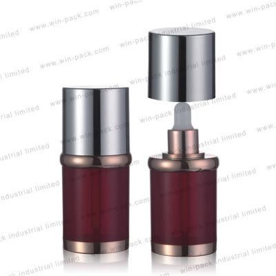 10ml Winpack Hot Sale Acrylic Lotion Cosmetic Clear Bottle with Inner PP Bottle for Free Sample