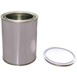 Custom Printed Pint Metal Paint Tin Can for Paint with Triple Tight Lid