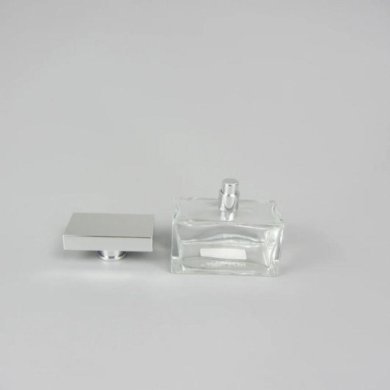 Colored Glass Perfume Bottle 100ml Square Glass Bottle