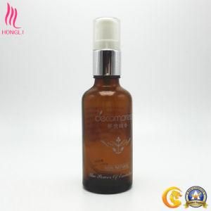 High Capacity Cosmetic Glass Airless Serum Pump Bottle