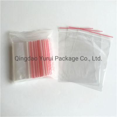 Transparent Water Proof Plastic Zip Lock Bag for Laboratory Sample Package/PE Transparent Ziplock Bag