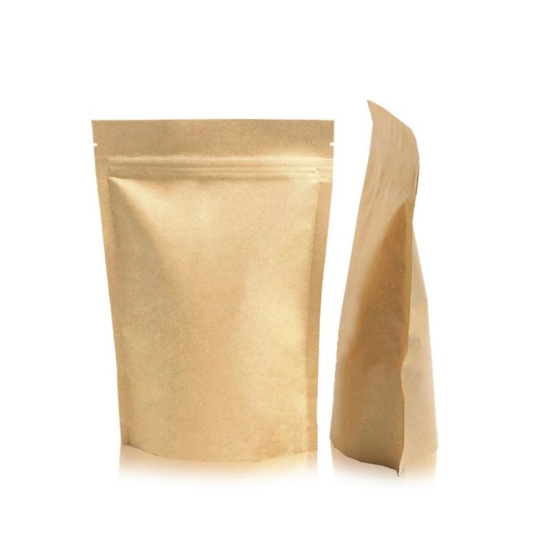 100% Biodegradable Kraft Film Printed Stand up Bag 1oz