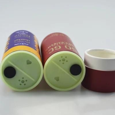 200ml Baby Talcum Powder Bottle with for Body Loose Rolled Drum Paper Can with Plastic Tape Master Rotating Lid