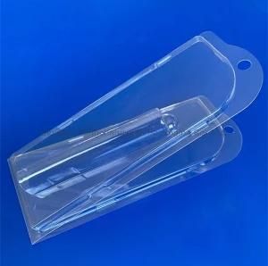 Customized Vacuum Forming Plastic Packaging Clamshell Clear Blister Clam Shell Folded Package