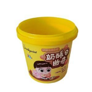 Factory Directly Custom PP Yogurt Buckets in Mold Labels Printed Juice Cup with Lid Iml Plastic Container