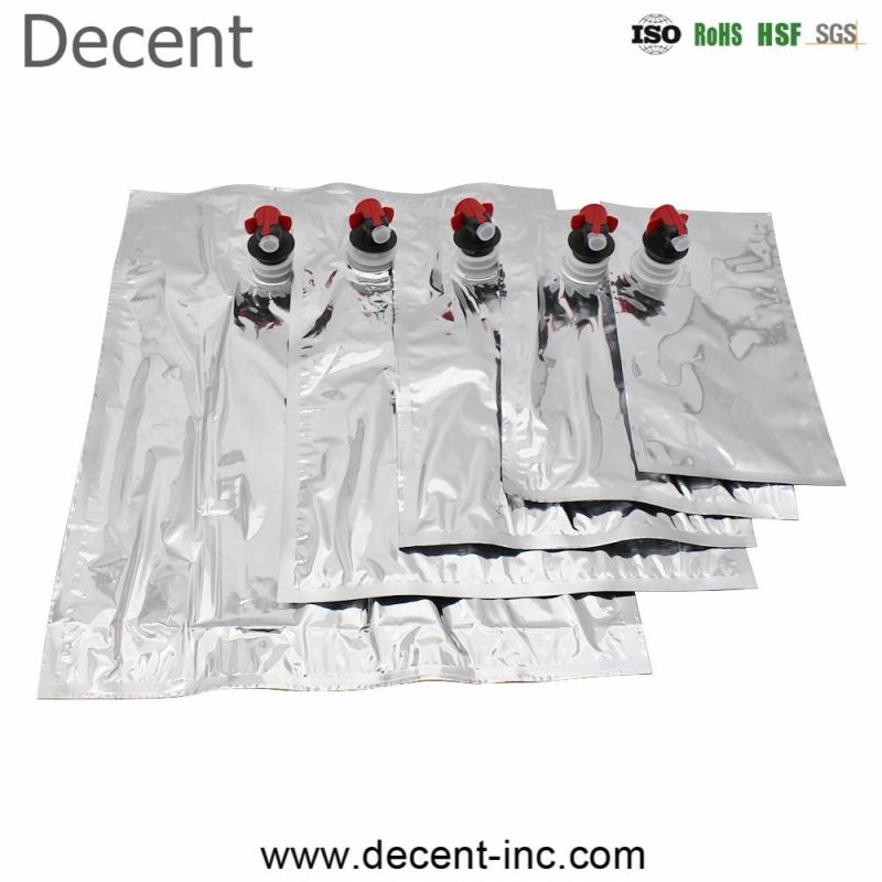 Aluminum Foil Tomato Paste Packaging Bib Bag Aseptic Bag in Box