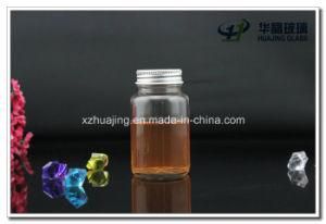 Pharmaceutical 100g Empty Clear Glass Bottles for Capsules