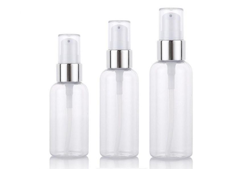 50ml Luxury High Quality Aluminum Powder Pump Lotion Bottle Shower Gel Shampoo Sample Trial Package Travel Points Cosmetic Packaging Lotion Bottle