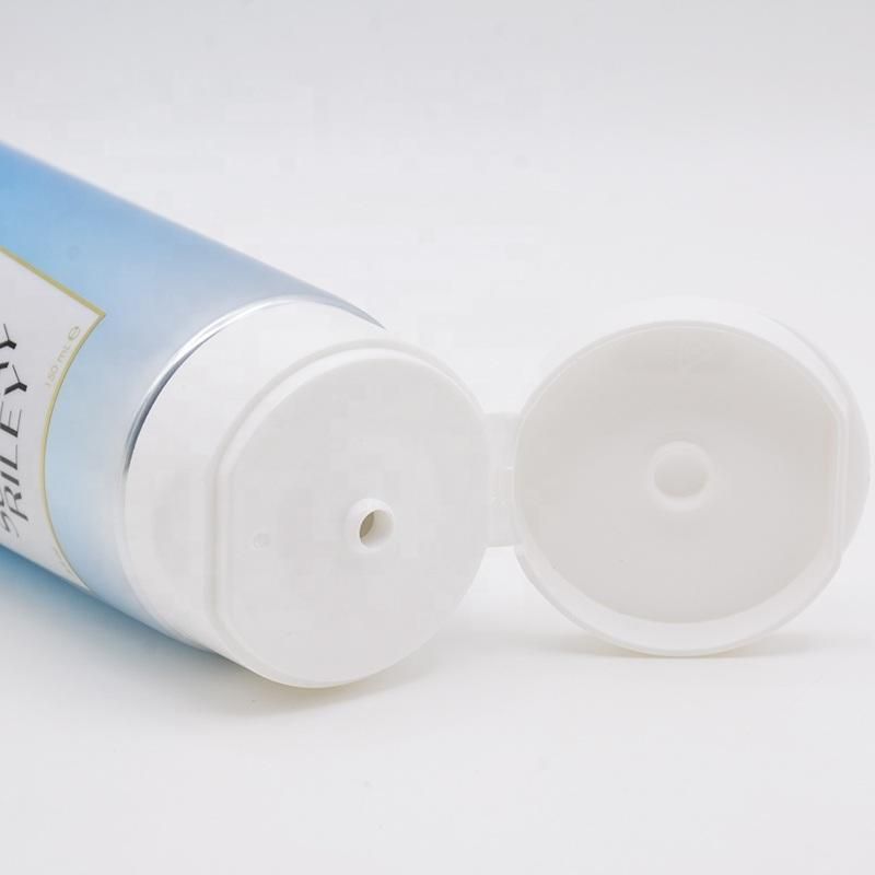 Skin Cleanser Tube Polyfoil Tube with Korean Flip Cap