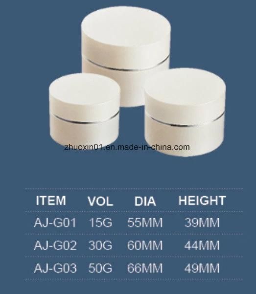 15g 30g 50g Topper Acrylic Cream Jar Cosmetic Packaging Jar