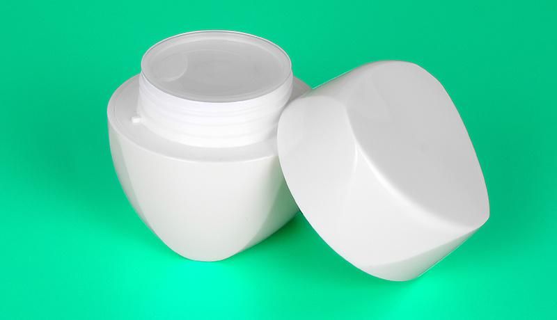 Factory Supply Acrylic Cosmetic Makeup Foundation Glass Packaging Face Mask Cream Jar for Cosmetic Packaging