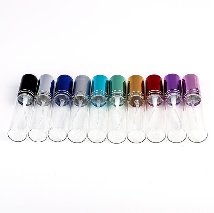 10ml Mini Fashion Transparent Glass Perfume Bottle Portable Travel Perfume Atomizer Spray Bottle Cosmetic Container