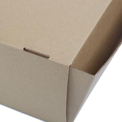 Customized Disposable Kraft Paper Packaging Box Takeaway Container Box