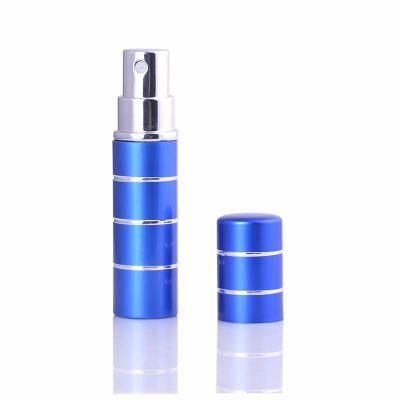 5ml Hot Pump Empty Perfume Bottle 5ml Aluminum Glass Anodized Compact Parfum Atomiser Fragrance Mini Spray Scent-Bot